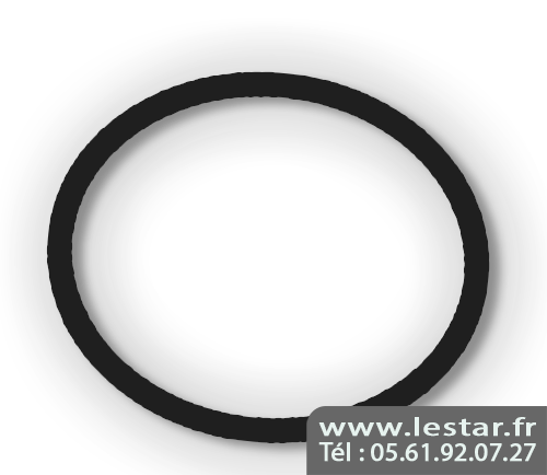 Caoutchouc de flipper noir diamètre 115 mm - USA 4 1/2"