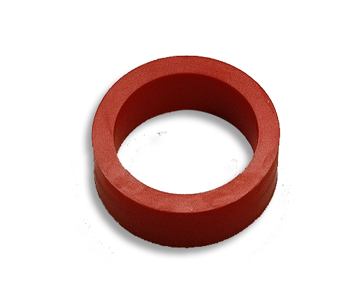 Caoutchouc de raquette petite taille rouge