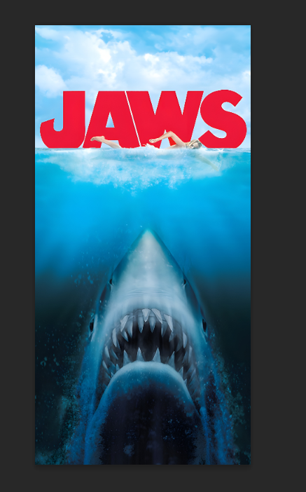 Tapis de protection vitre flipper Jaws - Dimensions : 52cm x 106cm