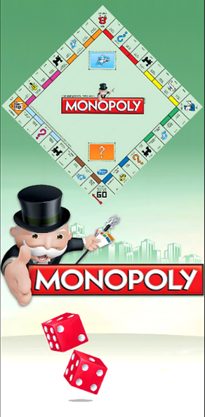 Tapis de protection vitre flipper Monopoly  - Dimensions : 52cm x 106cm