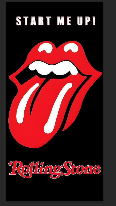 Tapis de protection vitre flipper STERN Rolling Stone  - Dimensions : 52cm x 106cm