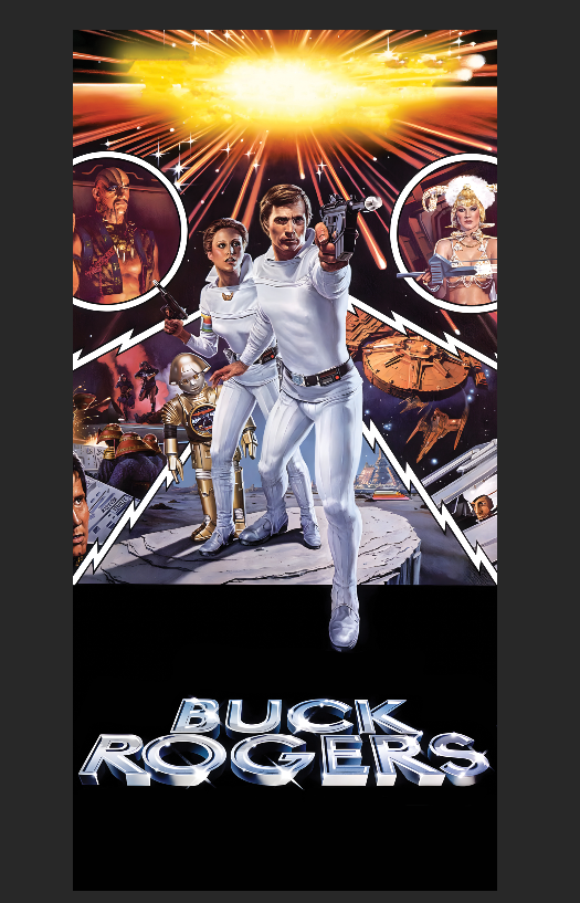 Tapis de protection vitre flipper Buck Rogers 52 X 106