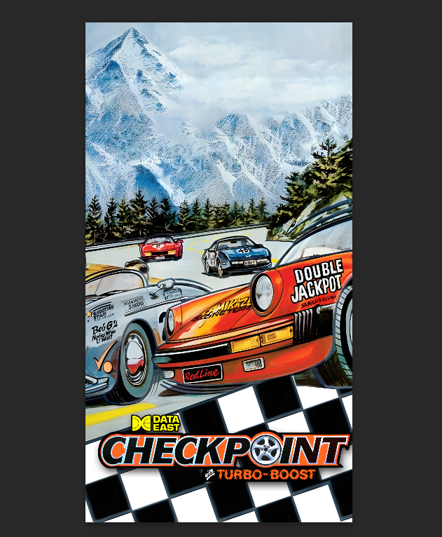 Tapis de protection vitre flipper Checkpoint 52 X 106