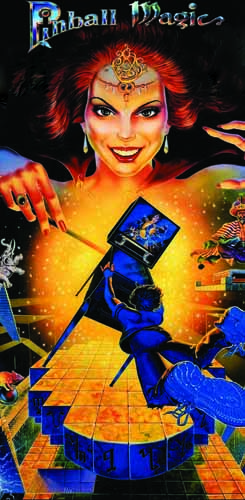 Tapis de protection vitre flipper  Pinball Magic - Dimensions :106cm x 52cm