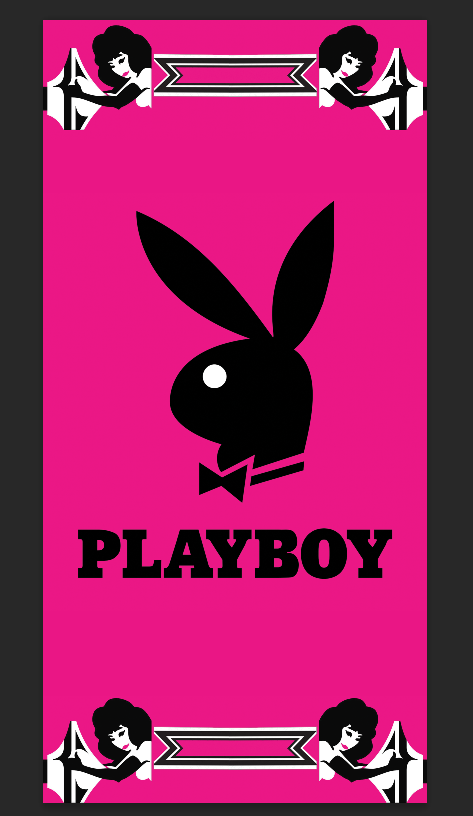 Tapis de protection vitre flipper Playboy 1978 52 X 106