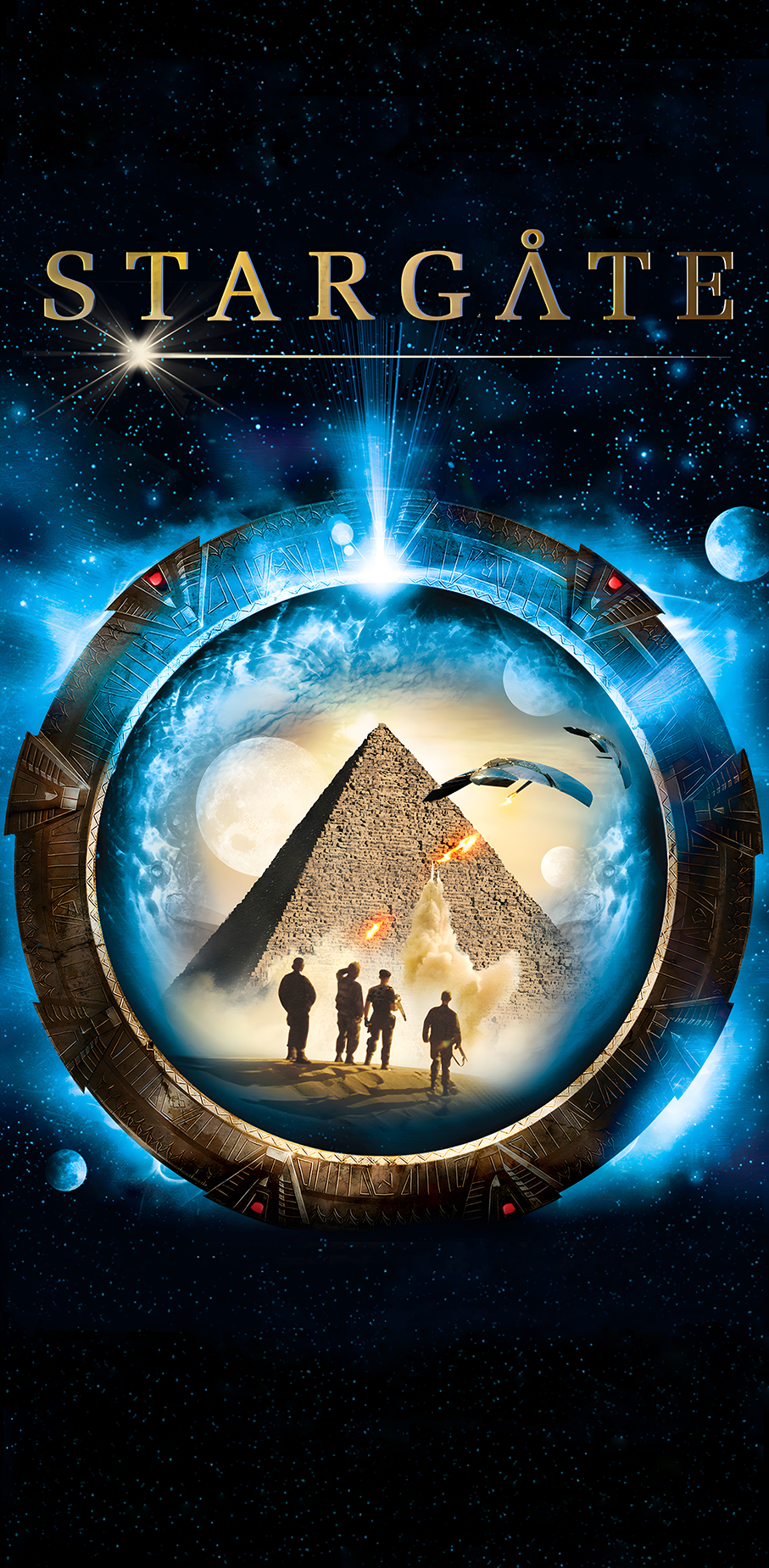 Tapis de protection vitre flipper  Stargate - Dimensions :106cm x 52cm