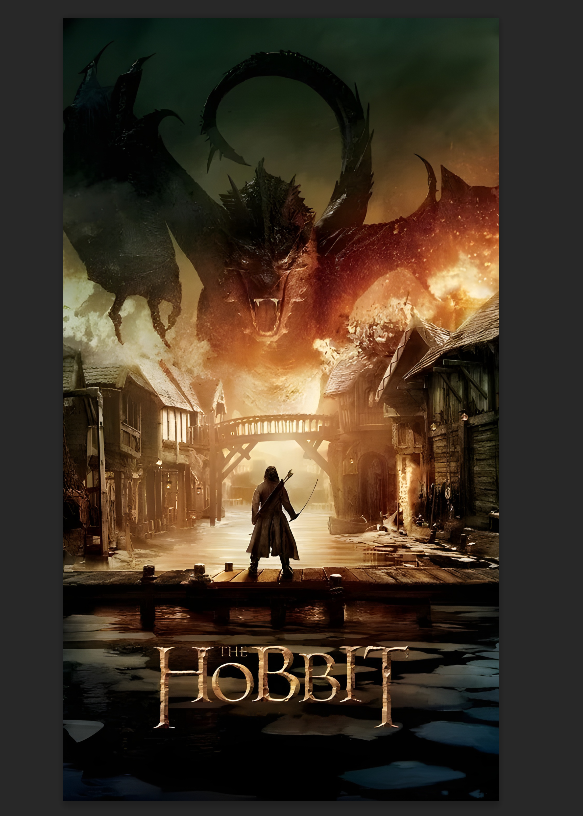 Tapis de protection vitre flipper The Hobbit 59 X 106