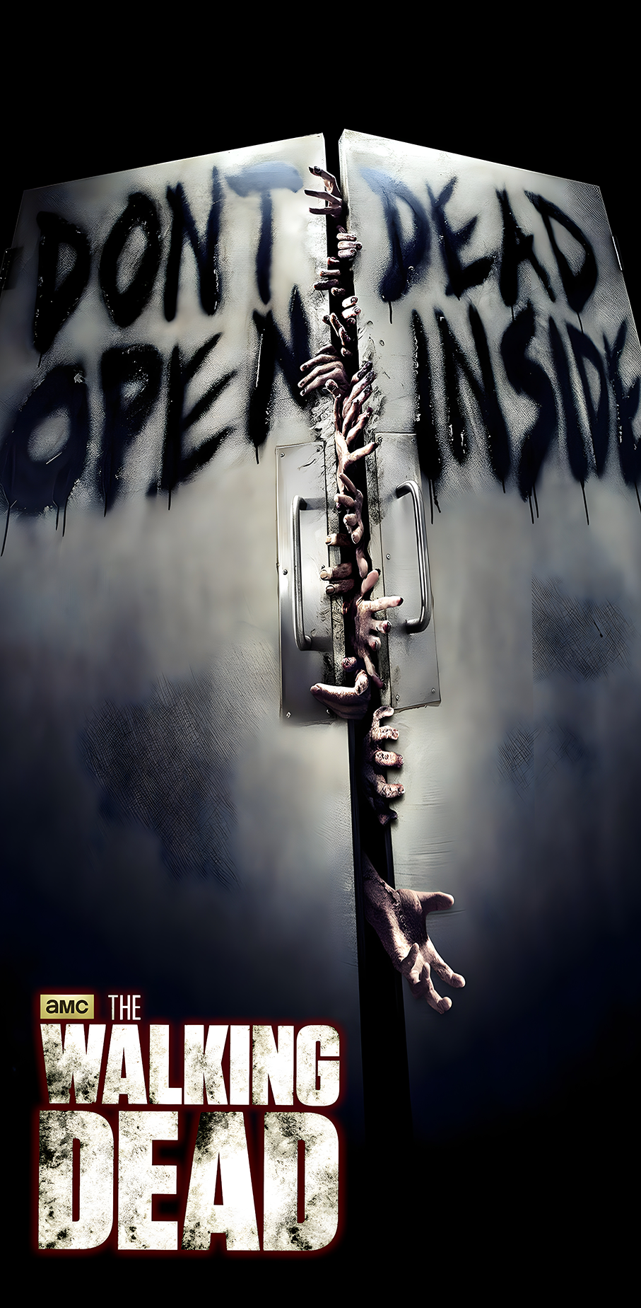 Tapis de protection vitre flipper  The Walking Dead N°2 - Dimensions :106cm x 52cm