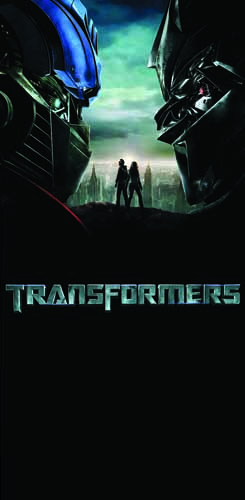 Tapis de protection vitre flipper  Transformers - Dimensions :106cm x 52cm