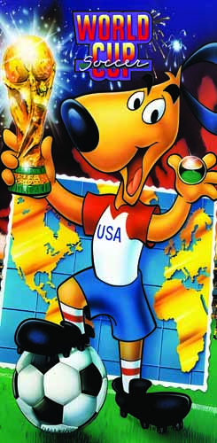 Tapis de protection vitre flipper  World Cup - Dimensions :106cm x 52cm