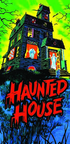 Tapis de protection vitre flipper  Haunted House - Dimensions :119cm x 61cm