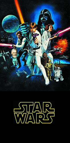 Tapis de protection vitre flipper  StarWars - Dimensions :102cm x 52cm