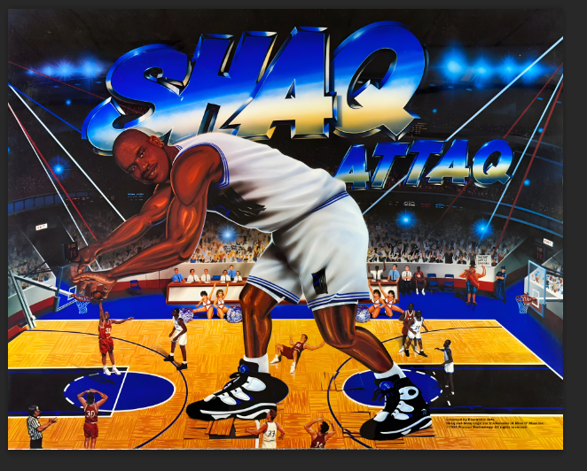 Shaq Attaq - Translite de flipper