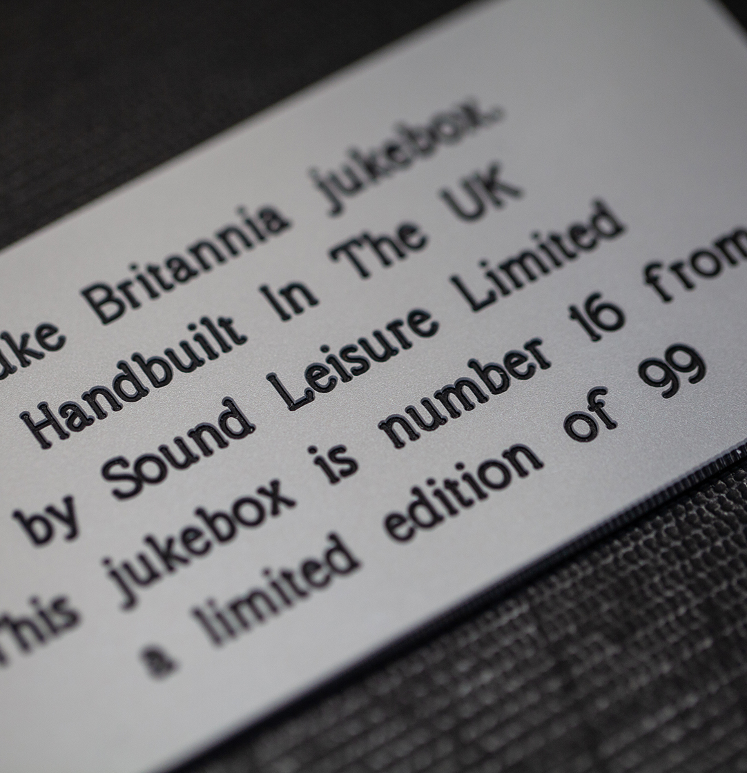 Britannia Vinyl Jukebox