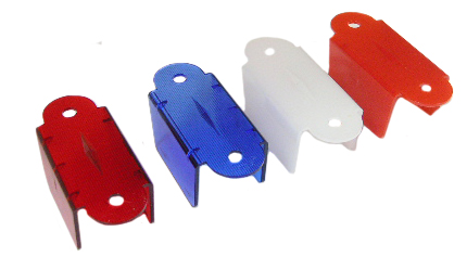 Pont de plateau pour flipper Williams 53 mm Blanc