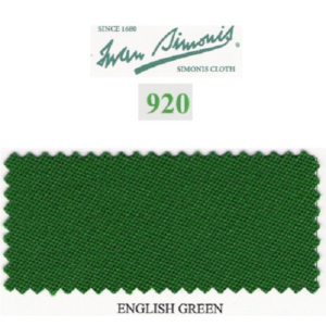 Tapis pour billard US SIMONIS 920 au coupon